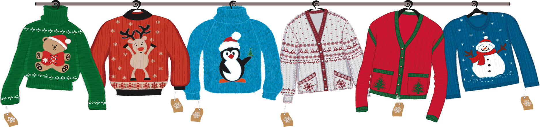 Day Friday Th - Christmas Jumper Day 2016 Clipart (1874x441), Png Download