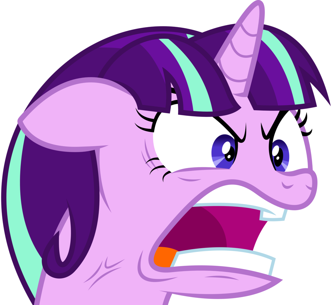 Angry Vein Png - Starlight Glimmer Quiet Clipart (1115x1024), Png Download
