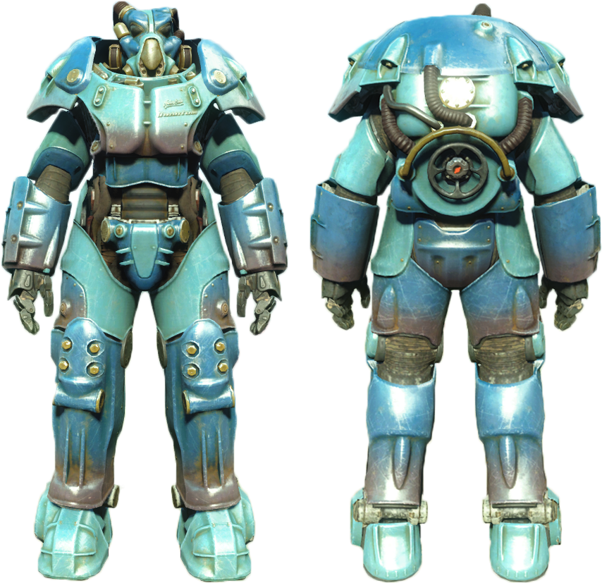Quantum X-01 Power Armor - Power Armor Fallout 4 Png Clipart (900x900), Png Download