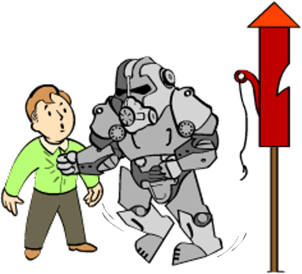 "fallout 4 Power Armor Features" Adds A Few New - Cartoon Clipart (1024x576), Png Download