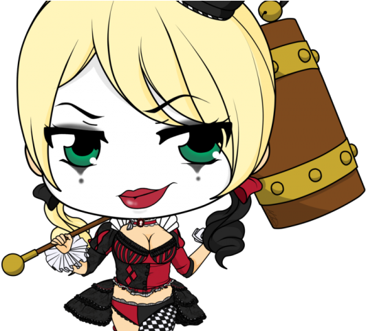 Cosplay Clipart Chibi - Harley Quinn Chibi Suicide Squad Png Transparent Png (640x480), Png Download