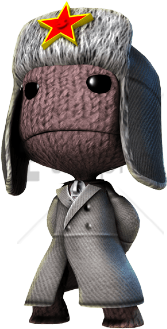Free Png Sackboy Png Png Images Transparent - He Protec He Attac But Most Importantly Bunny Clipart (480x689), Png Download