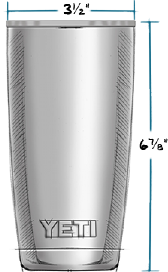 Yeti Cup Png - Mobile Phone Clipart (697x1123), Png Download
