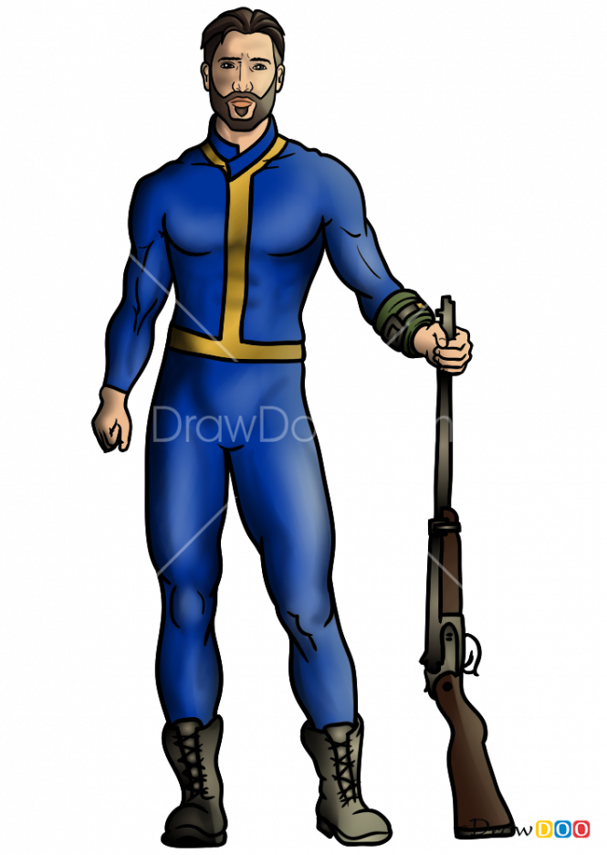 Fallout 4 Sole Survivor Png - Fallout Sole Survivor Drawing Clipart (665x936), Png Download