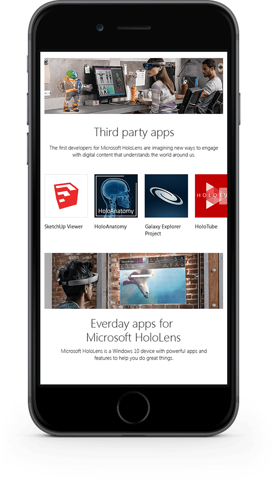 Hololens Mobile Layout - Sketchup Clipart (549x965), Png Download