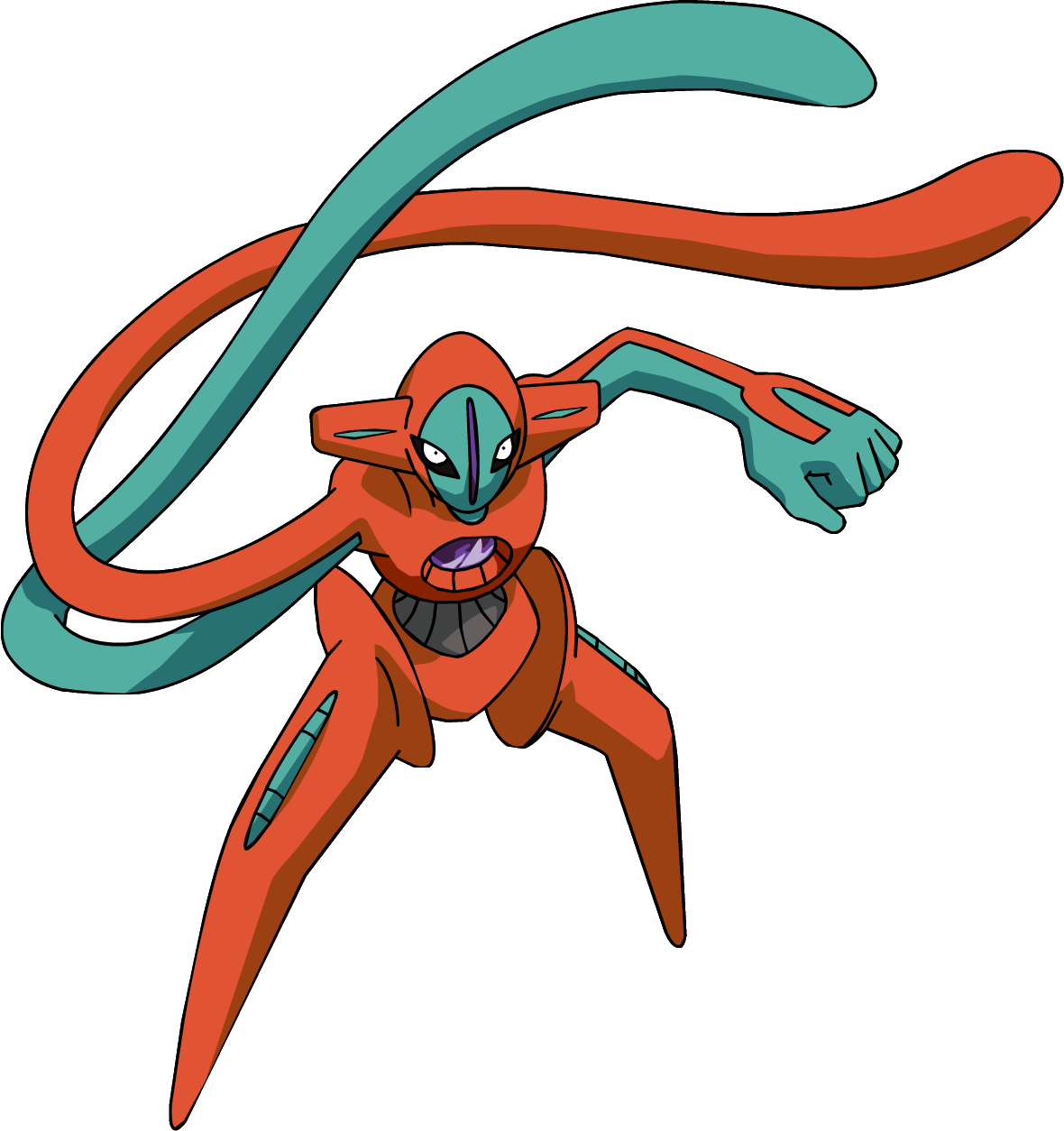 386deoxys Ag Anime - Pokemon Deoxys Png Clipart (1180x1254), Png Download