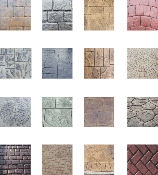 Picture - Different Types Of Stamped Concrete Clipart (547x608), Png Download