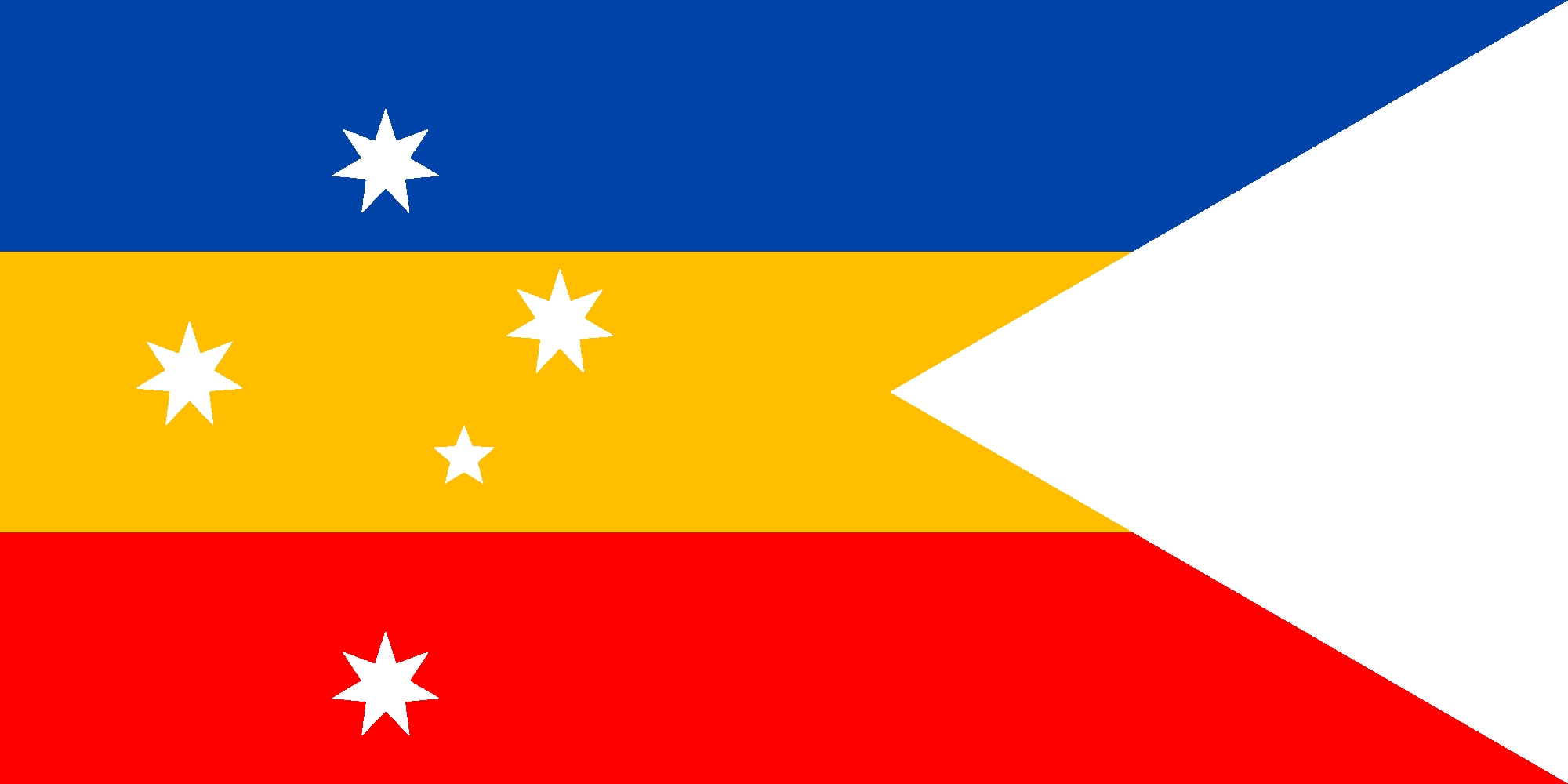 Japan Flag Redesign - New Australian Flag Clipart (2000x1000), Png Download