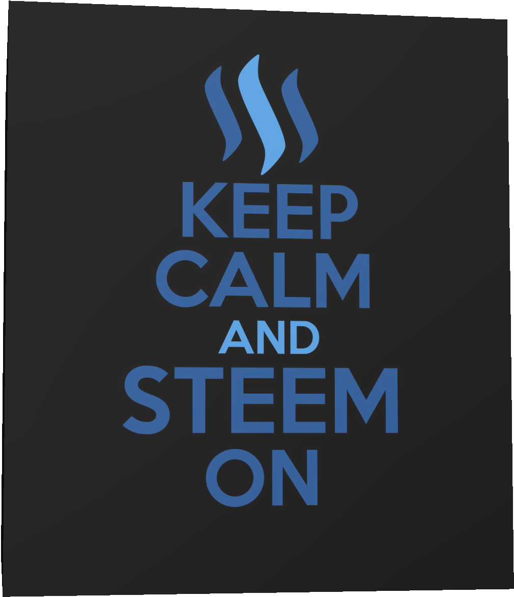 Steemit - Keep Calm And Carry Clipart (1279x1706), Png Download