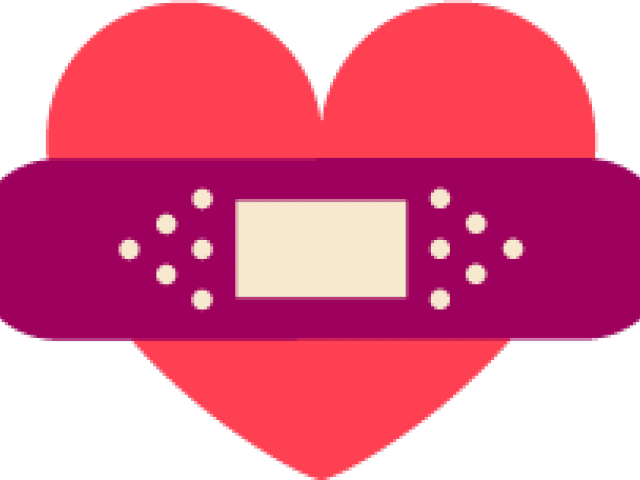 Broken Heart Clipart Hurt - Heart - Png Download (640x480), Png Download