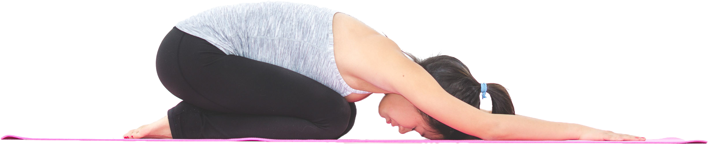Child Pose - Pilates Clipart (3000x2000), Png Download