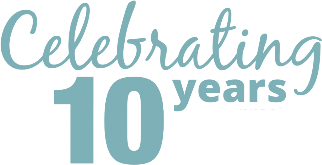 Celebrating 10 Years Clipart (1080x675), Png Download
