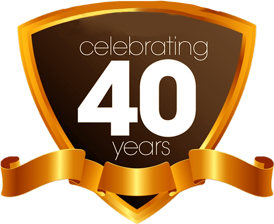 Celebrating 40 Years - Celebrating 40 Years Logo Clipart (681x511), Png Download