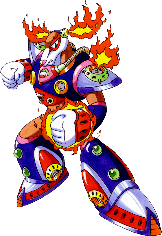 Mega Man X Flame Stag , Png Download - Flame Stag Megaman X2 Clipart (560x816), Png Download