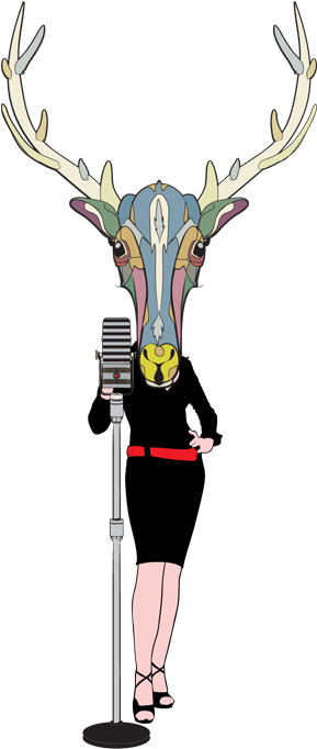 Androginous-stag - Reindeer Clipart (640x824), Png Download