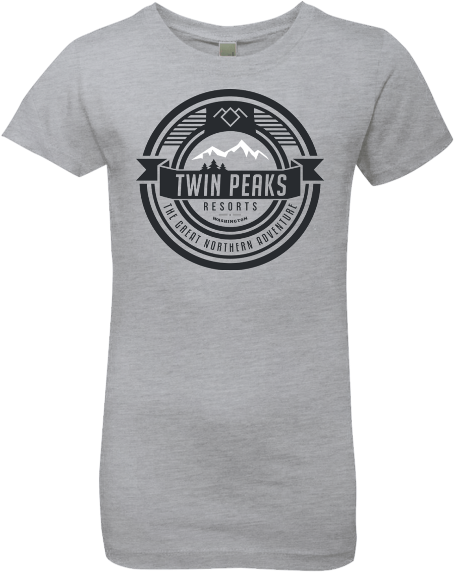 Twin Peaks Resorts Girls Premium T-shirt , Png Download - Active Shirt Clipart (900x1133), Png Download