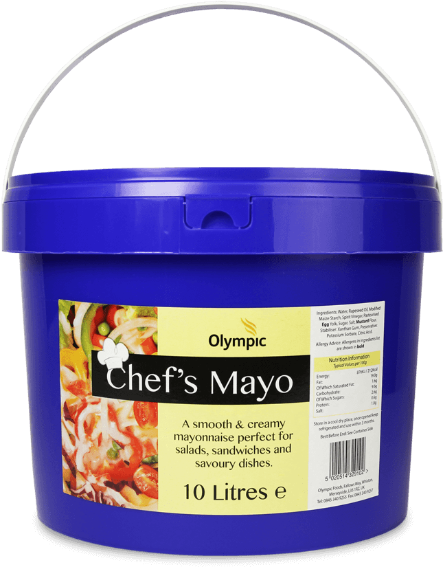 Olympic Chefs Mayo 10l Bucket - Rice Cooker Clipart (800x990), Png Download