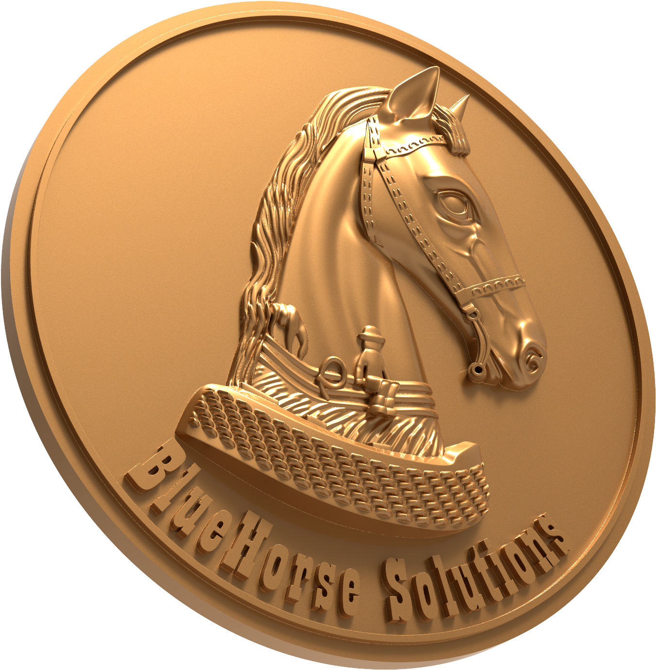 3d Logo 3d Model - Emblem Clipart (1352x1380), Png Download