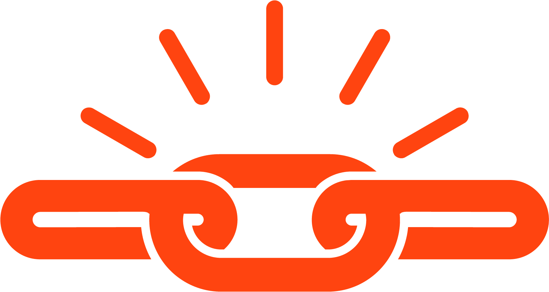 Orange Chain Icon For Durable Hunting Chair - Strong Chain Icon Clipart (1915x1600), Png Download