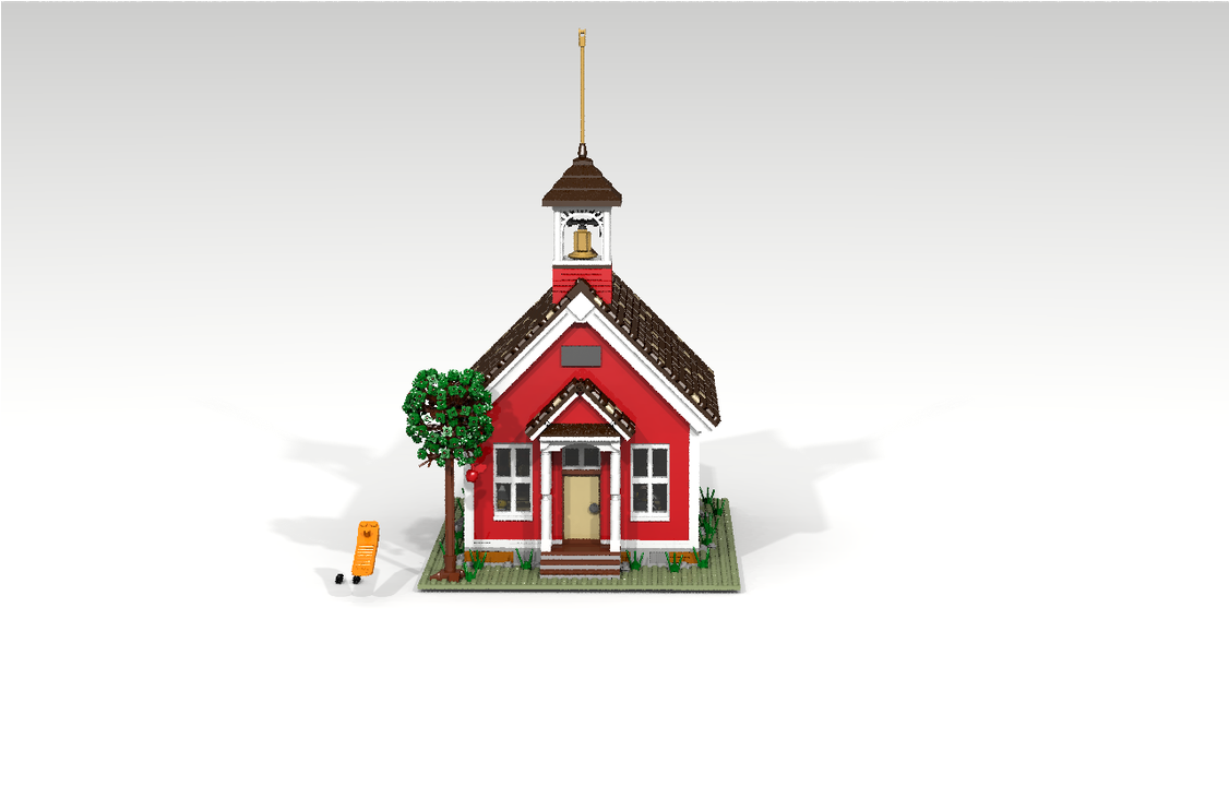 The Old Schoolhouse - Lego Old Schoolhouse Clipart (1125x900), Png Download