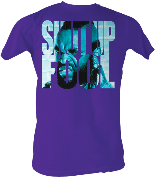 Shut Up Fool Male T-shirt - Active Shirt Clipart (527x600), Png Download