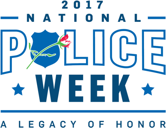 2017 Police Week White Bkgd Web Fw - National Law Enforcement Officers Memorial Clipart (640x505), Png Download