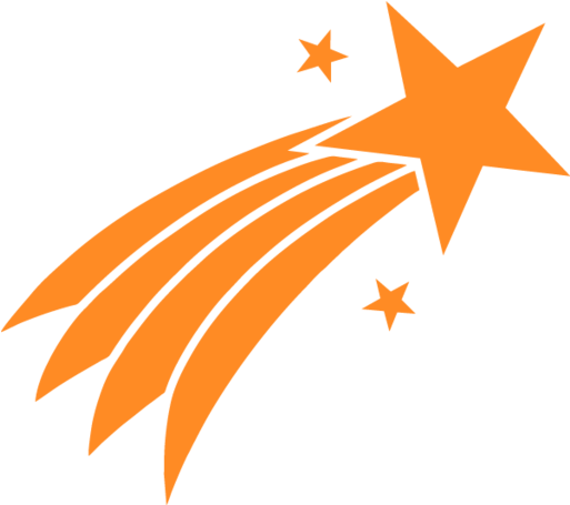 Shooting Star Icon - Red Shooting Star Transparent Clipart (750x750), Png Download