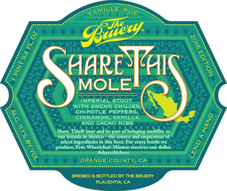 The Bruery Share This Mole - Bruery Share This Mole Clipart (943x794), Png Download