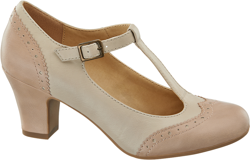 zapatos medio tacon mujer