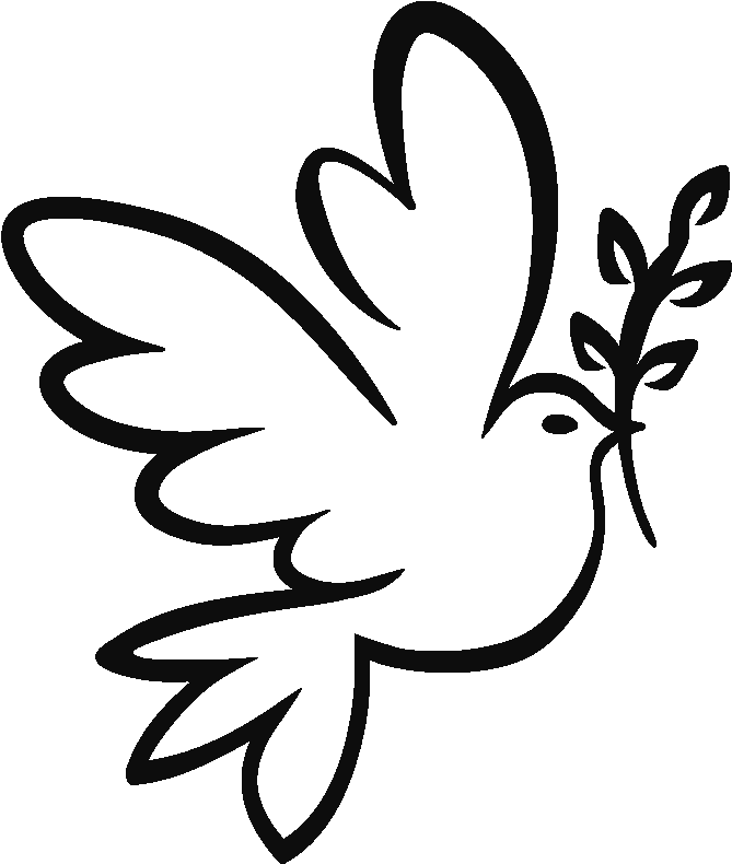 Sticker Colombe De La Paix Ambiance Sticker Dove Peace - Dessin D Une Colombe De La Paix Clipart (800x800), Png Download