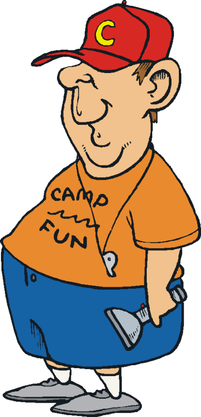 Animated Fire Clipart - Animated Summer Camp - Png Download (408x845), Png Download