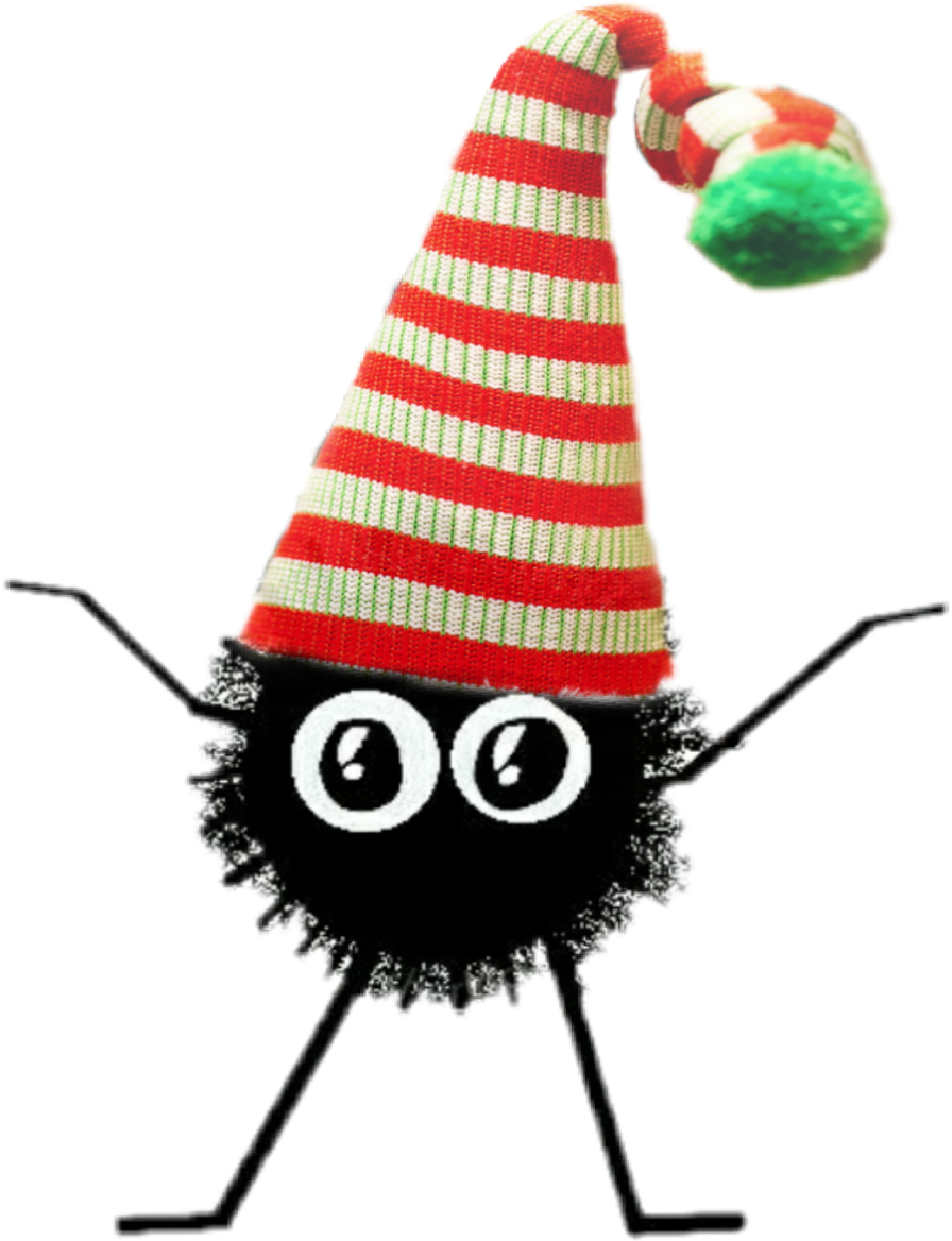 #sootsprite #christmashat #hat #christmas #stripes - Party Hat Clipart (896x1168), Png Download