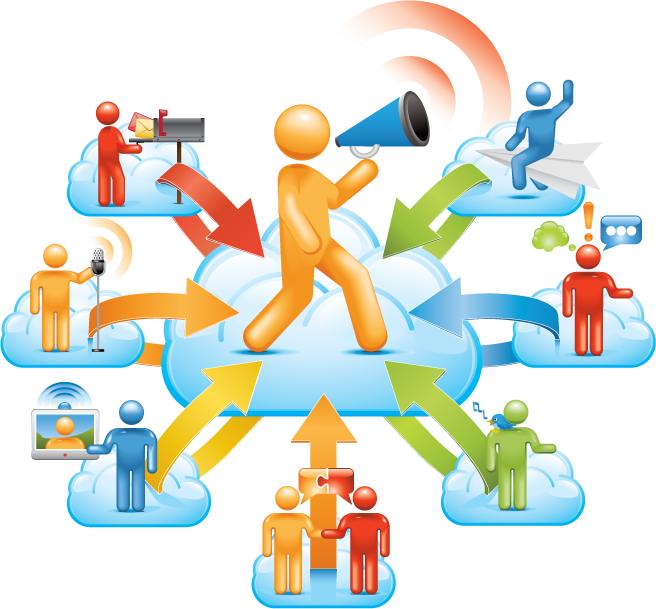 Este Tipo De Liderazgo Puede Ser Usado En Situaciones - Communication Outreach Clipart (656x609), Png Download