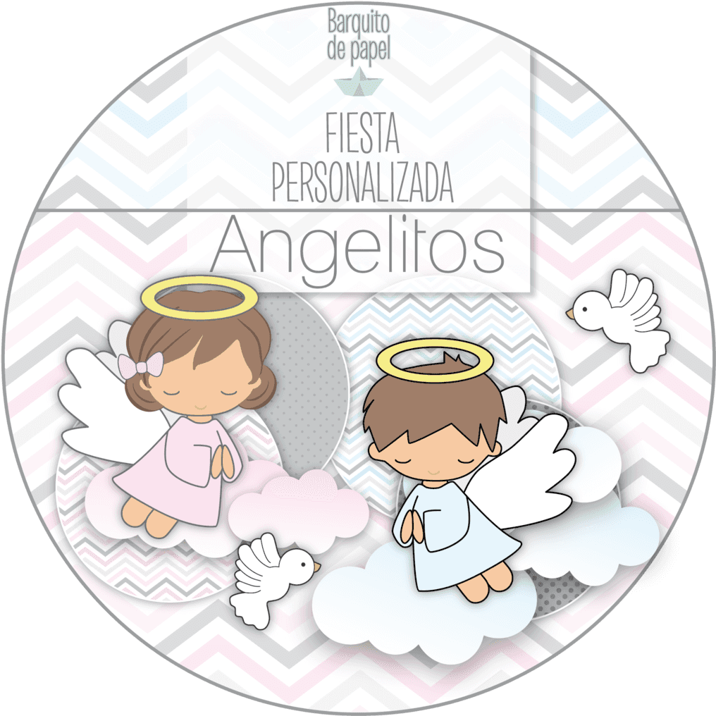 Presentacion Angelitos Sin Fondo 1024 - Tarjetas De Bautismo De Angelitos Nena Clipart (1024x1024), Png Download