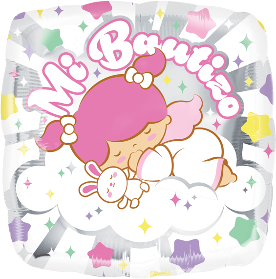 Mi Bautizo Png - Rosa Angelitos De Bautizo Clipart (600x600), Png Download