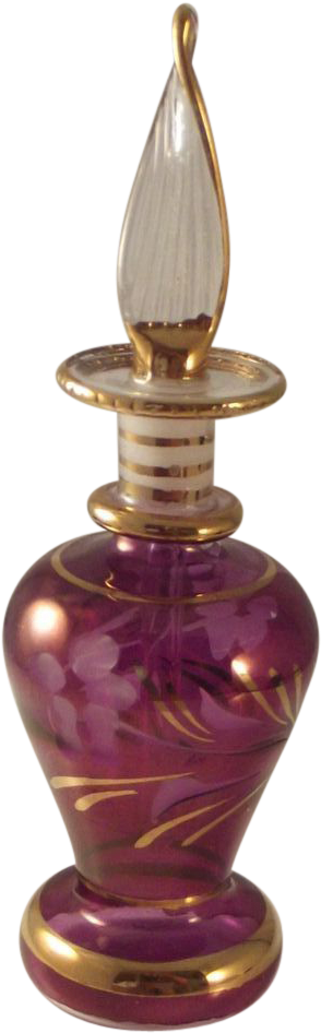 Vintage Hand Blown Egyptian Perfume Bottle~$25 - Brass Clipart (945x945), Png Download