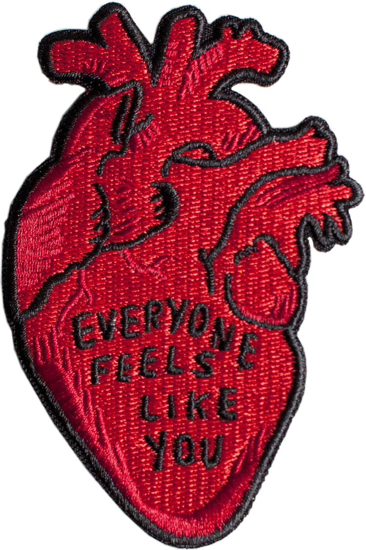 #patch #heart #patches #hearts #aesthetic #freetoedit - Emblem Clipart (750x1127), Png Download