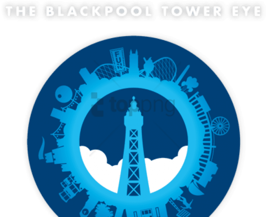 Free Png Blackpool Tower Eye Logo Png Image With Transparent - Blackpool Tower Eye Logo Clipart (850x695), Png Download