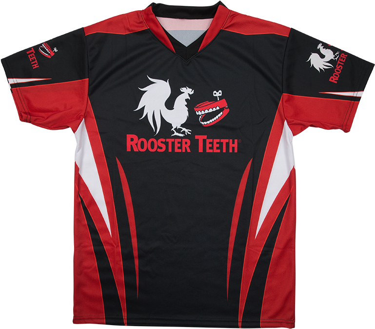 Rooster Teeth Esports Gaming Jersey - Rooster Teeth Jersey Clipart (769x674), Png Download