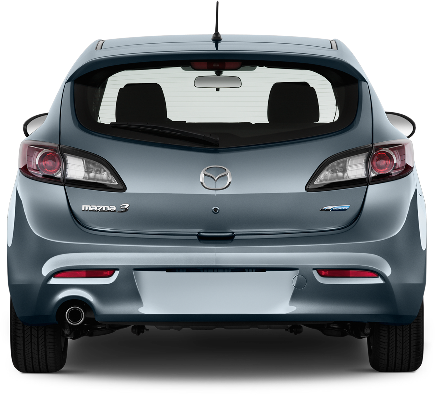 48 - - 2012 Mazda 3 Hatchback Rear Clipart (2048x1360), Png Download