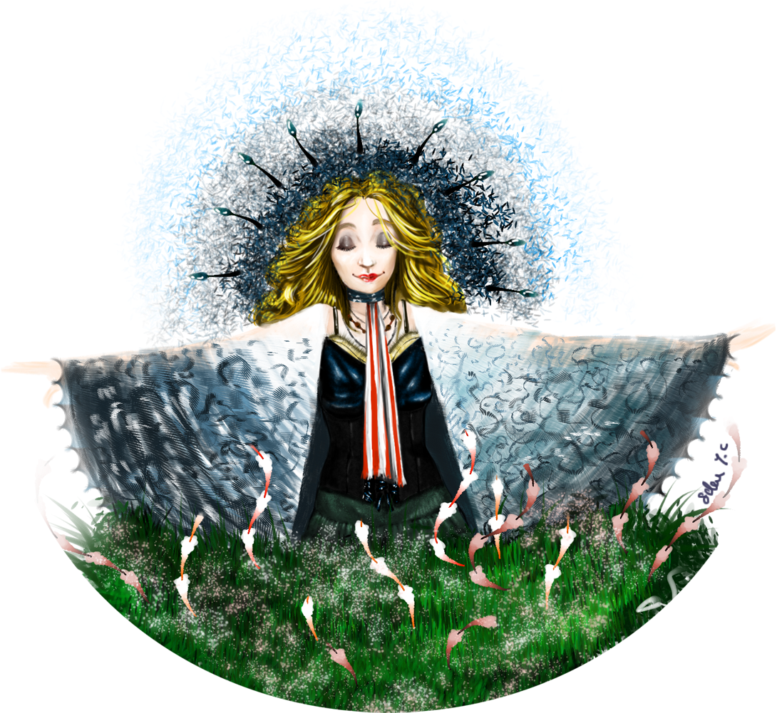 “american Horror Story” Misty Day - Illustration Clipart (1200x1202), Png Download