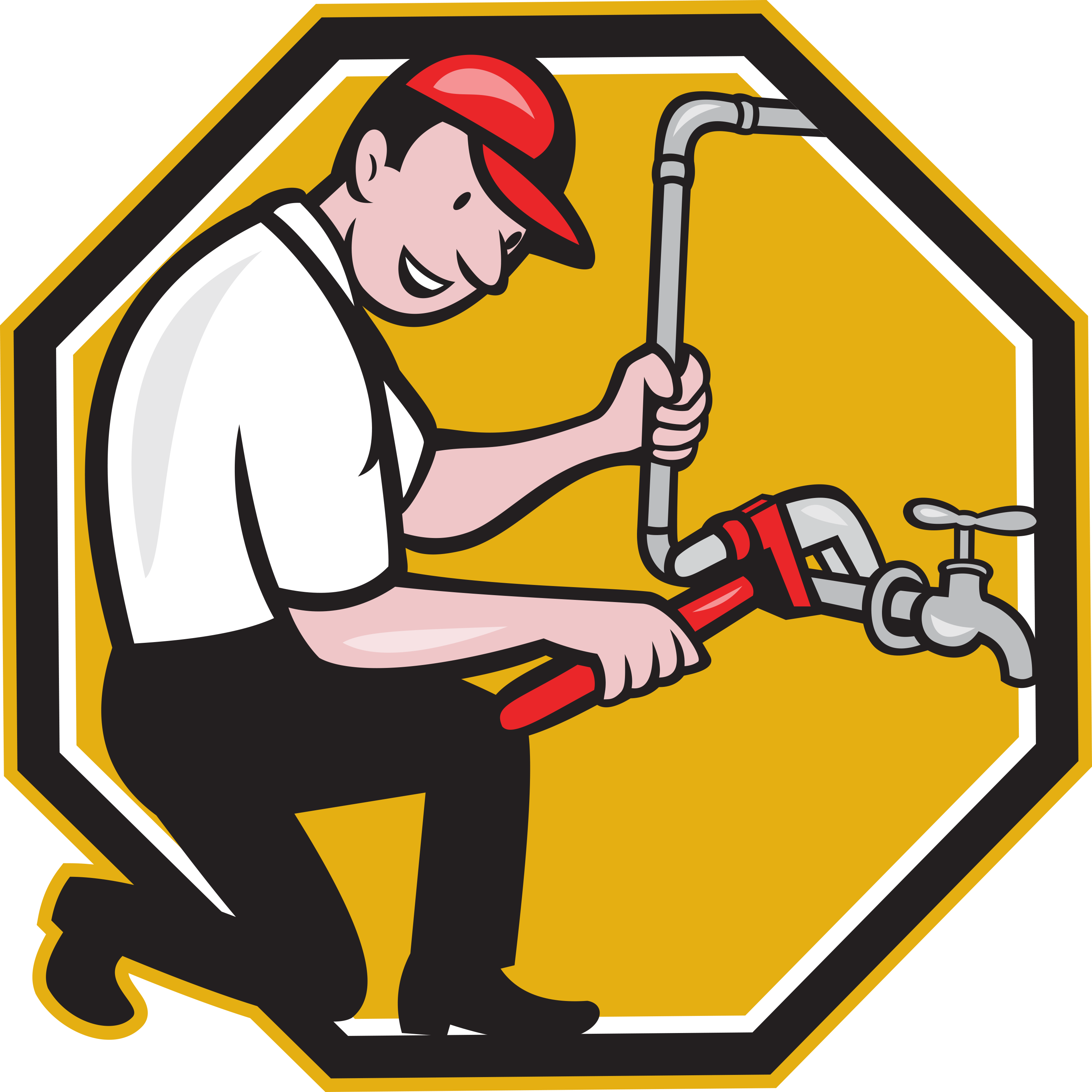 Request A Service Call - Cartoon Plumbing Clipart (3000x3000), Png Download