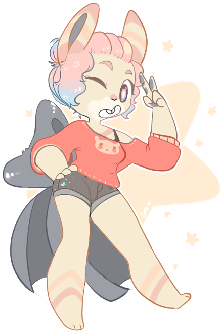 [c]kawaii Bunny - Cartoon Clipart (471x725), Png Download