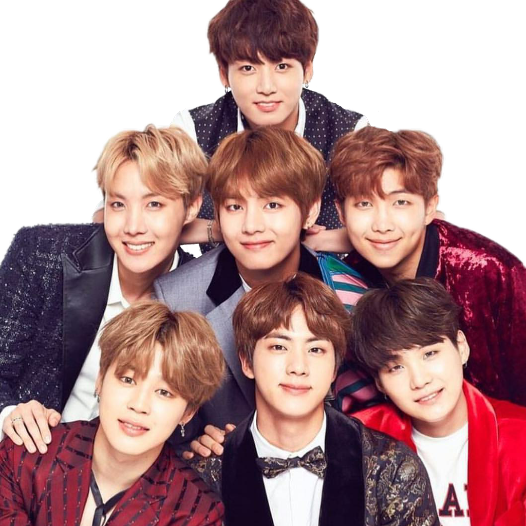 Bts Sticker - Dos Membros Do Bts Clipart (1024x1024), Png Download