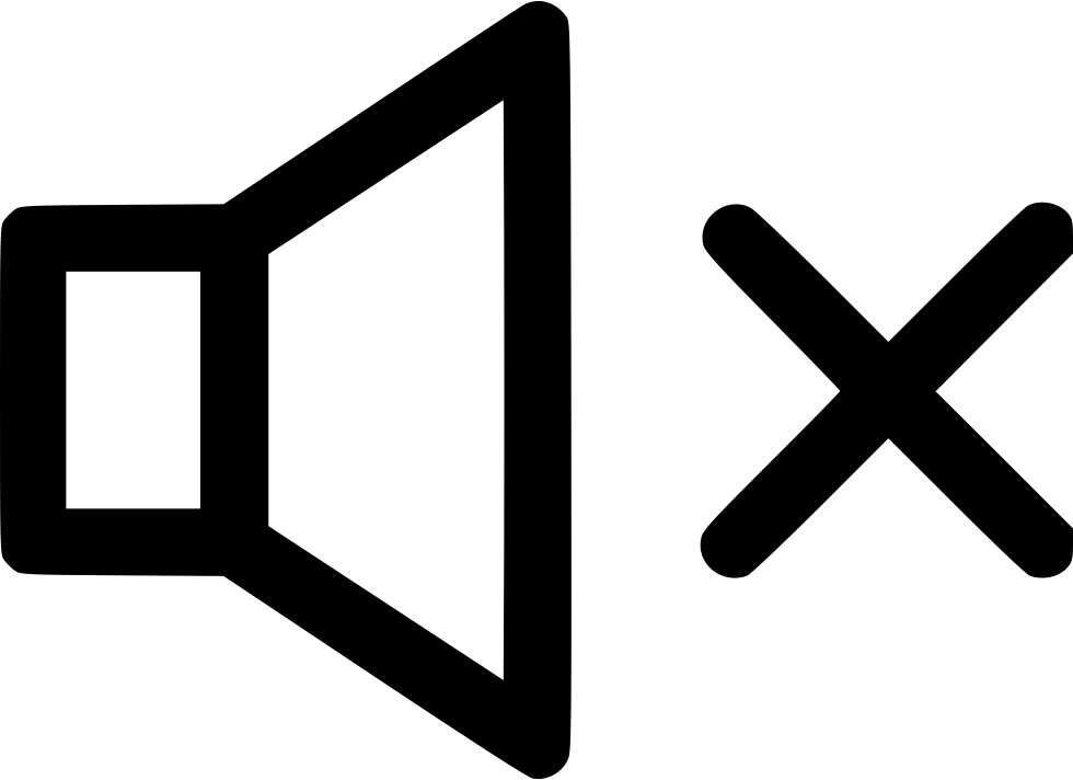 Png File - Mute Icon Vector Clipart (980x712), Png Download