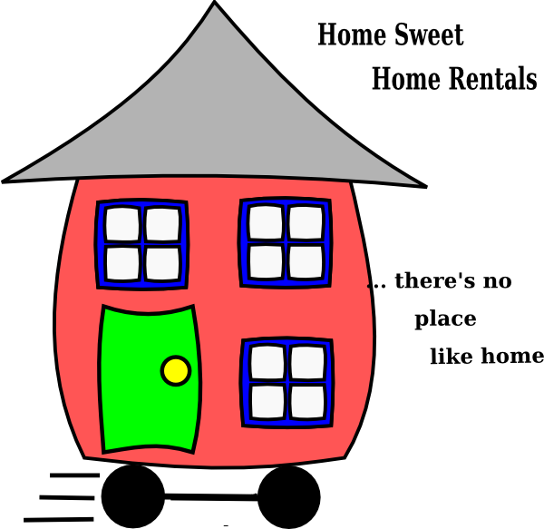 Home Sweet Home Clip Art - Cartoon Image Of Home - Png Download (600x583), Png Download