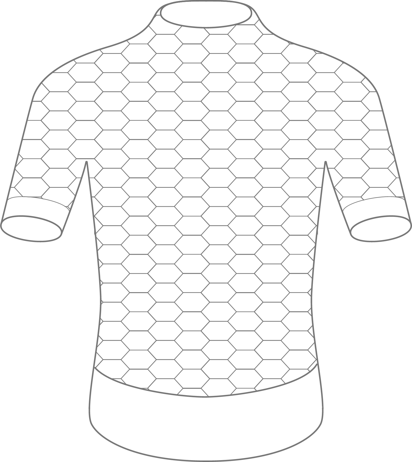 Size Chart - Active Shirt Clipart (1558x1749), Png Download