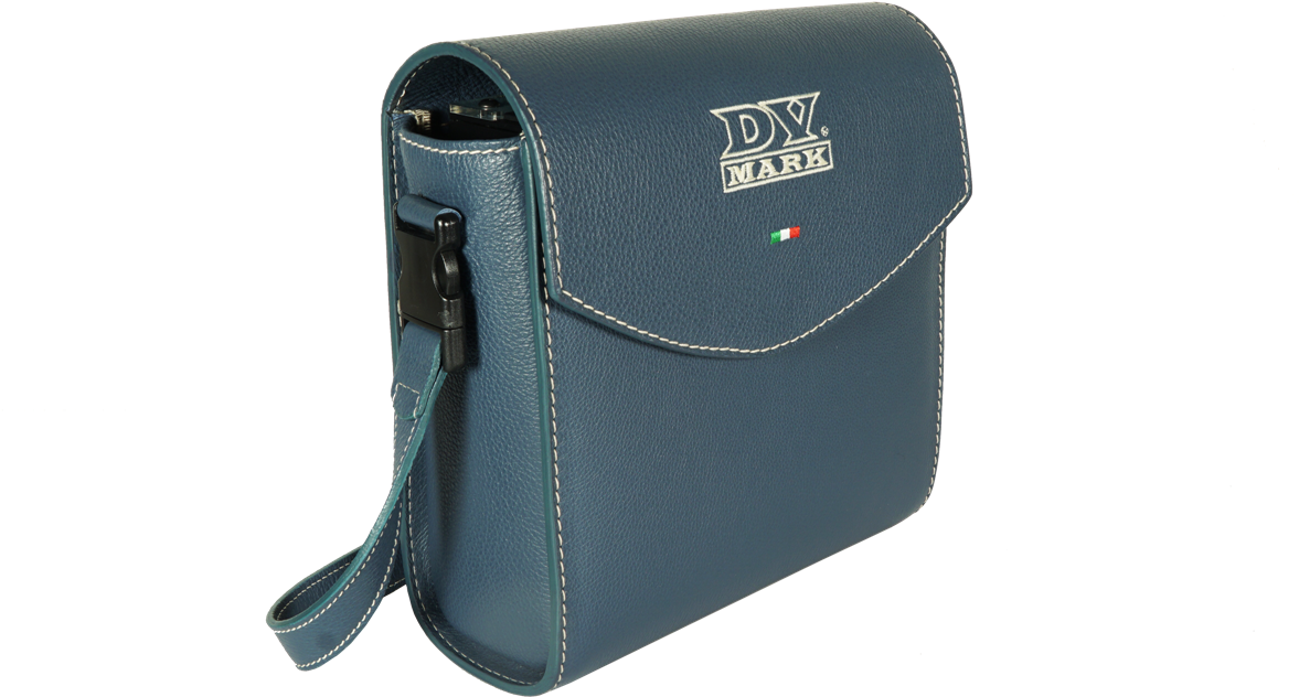 Dv Micro 50 Leather Bag Blue - Messenger Bag Clipart (1500x844), Png Download