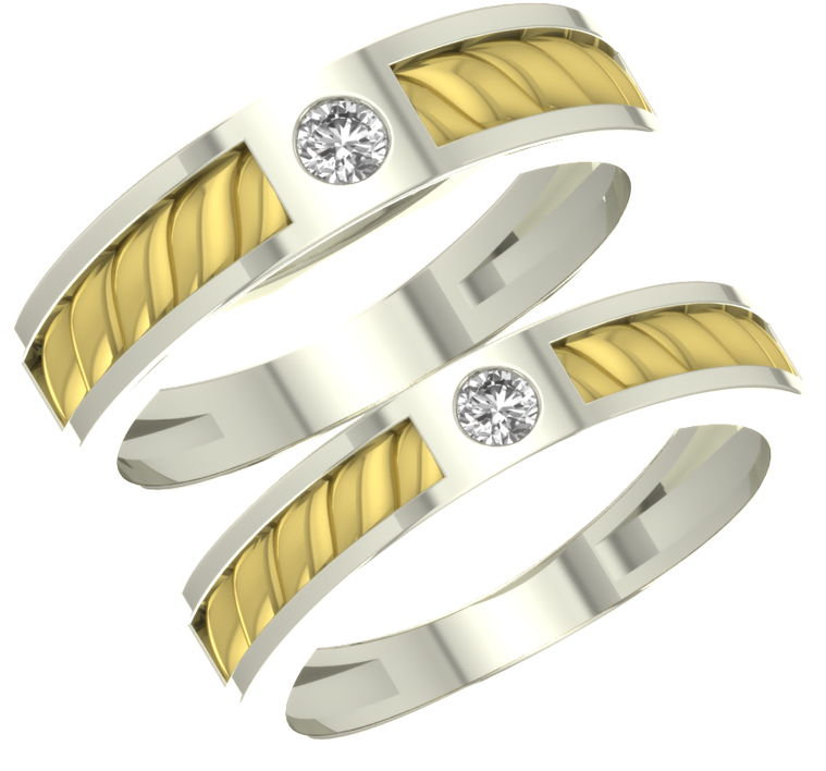 Wedding Rings Are Intricately Made With White Gold - Engagement Ring Clipart (900x900), Png Download