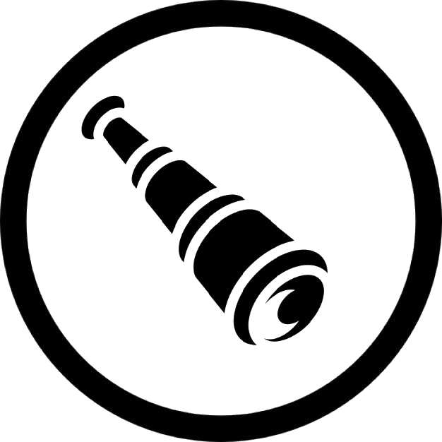 Spyglass - Down Arrow Circle Icon Clipart (626x626), Png Download